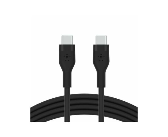 Дата кабель USB-C to USB-C 3.0m 60W Black Belkin (CAB009BT3MBK)