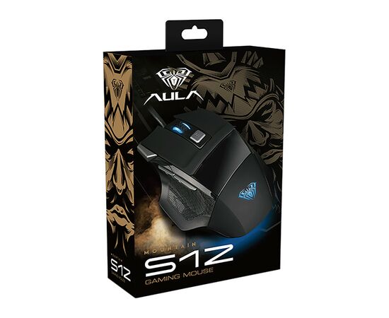 Мышка Aula S12 USB Black (S12), изображение 7 Мышка Aula S12 USB Black (S12), изображение 7