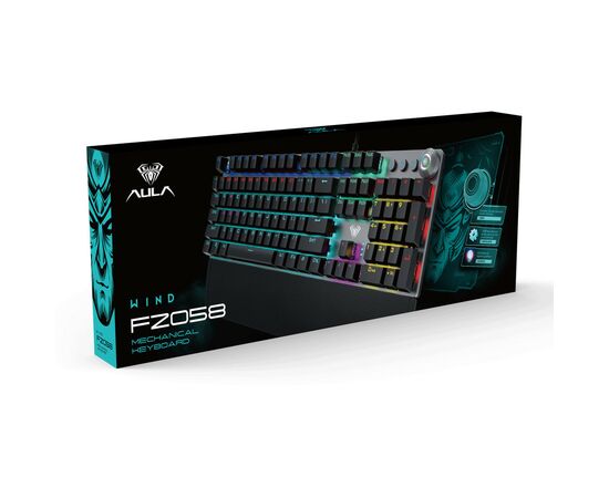 Клавиатура Aula F2058 Rainbow KRGD blue USB UA (F2058), изображение 4 Клавиатура Aula F2058 Rainbow KRGD blue USB UA (F2058), изображение 4