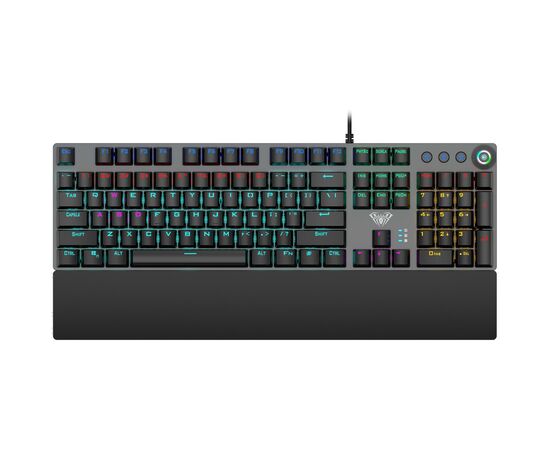 Клавиатура Aula F2058 Rainbow KRGD blue USB UA (F2058)