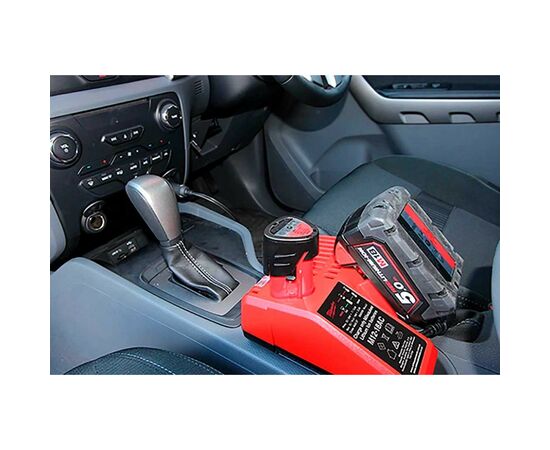 Зарядное устройство для аккумуляторов инструмента Milwaukee M12-18 AC 12В, автомобильный (4932459205), изображение 5 Зарядное устройство для аккумуляторов инструмента Milwaukee M12-18 AC 12В, автомобильный (4932459205), изображение 5