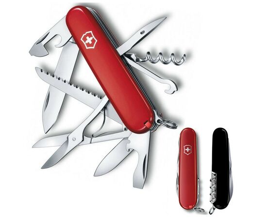 Нож Victorinox Huntsman Ukraine 91 мм Червоно-чорний (1.3713.1.3), изображение 2