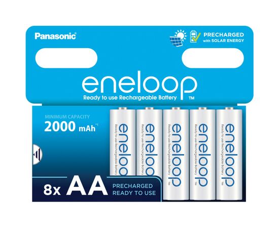 Аккумулятор Panasonic Eneloop AA 2000mAh NI-MH * 8 (BK-3MCDE/8HH)