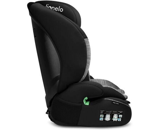 Автокресло Lionelo Levi i-Size Black Grey (LO-LEVI I-SIZE BLACK GREY), изображение 3 Автокресло Lionelo Levi i-Size Black Grey (LO-LEVI I-SIZE BLACK GREY), изображение 3