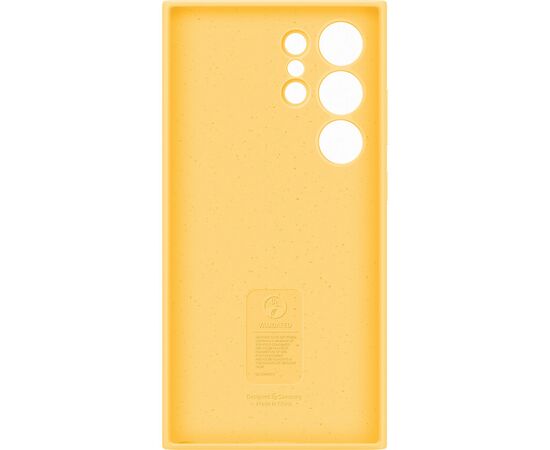 Чехол для мобильного телефона Samsung S24 Ultra Silicone Case Yellow (EF-PS928TYEGWW), изображение 2 Чехол для мобильного телефона Samsung S24 Ultra Silicone Case Yellow (EF-PS928TYEGWW), изображение 2