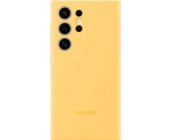Чехол для мобильного телефона Samsung S24 Ultra Silicone Case Yellow (EF-PS928TYEGWW), изображение 3 Чехол для мобильного телефона Samsung S24 Ultra Silicone Case Yellow (EF-PS928TYEGWW), изображение 3