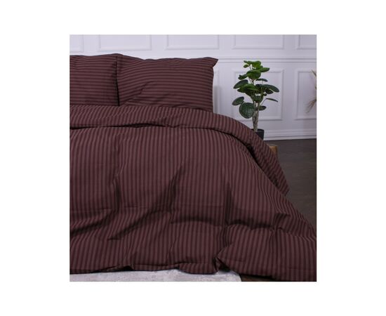 Наволочка MirSon Ranforce Elite 17-0617 Stripe Brown 40х60 см (2200008202262), изображение 4 Наволочка MirSon Ranforce Elite 17-0617 Stripe Brown 40х60 см (2200008202262), изображение 4