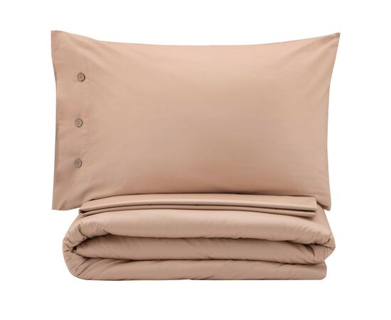 Постельное белье Ardesto Mix&Match сатин бежевый евро 200х220 (ART2022SI), изображение 3
