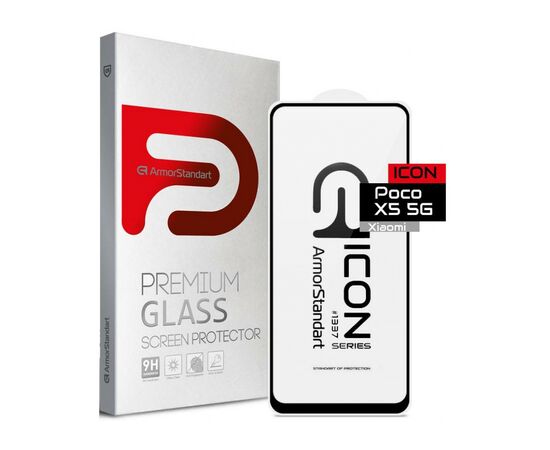 Стекло защитное Armorstandart Icon Xiaomi Poco X5 5G Black (ARM66385)