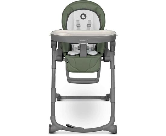 Стульчик для кормления Lionelo шезлонг Cora Plus Green Olive (LO-CORA PLUS GREEN OLIVE), изображение 2
