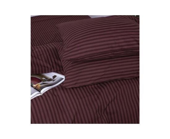 Наволочка MirSon Ranforce Elite 17-0617 Stripe Brown 50х70 см (2200008202101)
