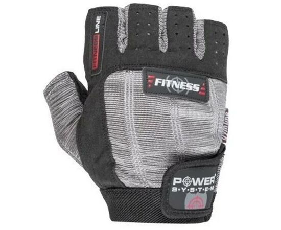 Рукавички для фітнесу Power System Fitness PS-2300 Grey/Black XXL (PS-2300_2XL_Black-grey), зображення 3