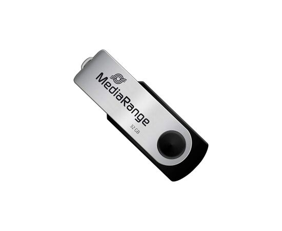 USB флеш накопичувач Mediarange 32GB Black/Silver USB 2.0 (MR911)