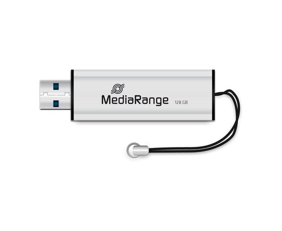 USB флеш накопитель Mediarange 128GB Black/Silver USB 3.0 (MR918), изображение 3 USB флеш накопитель Mediarange 128GB Black/Silver USB 3.0 (MR918), изображение 3