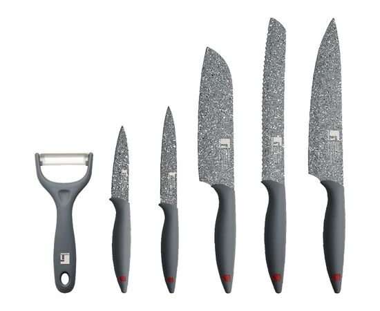 Набор ножей Bergner Star 6 предметів (BG-39325-GY)