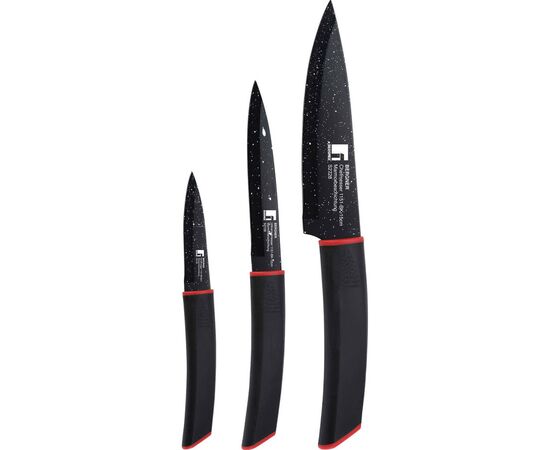 Набор ножей Bergner Keops Marble із покриттям (BG-1151-BK)