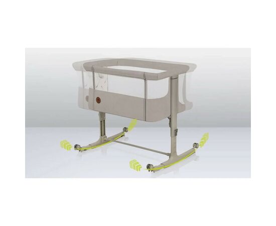 Кроватка Lionelo приставная Aurora Beige Sand (LO-AURORA BEIGE SAND), изображение 8