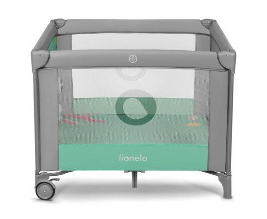 Детский манеж Lionelo Mille Grey Green (LO-MILLE GREY GREEN), изображение 3 Детский манеж Lionelo Mille Grey Green (LO-MILLE GREY GREEN), изображение 3