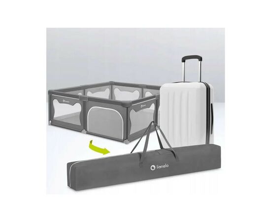 Детский манеж Lionelo Willow XL Grey Concrete (LO-WILLOW XL GREY CONCRETE), изображение 2 Детский манеж Lionelo Willow XL Grey Concrete (LO-WILLOW XL GREY CONCRETE), изображение 2