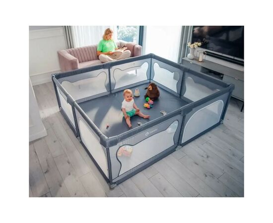 Детский манеж Lionelo Willow XL Grey Concrete (LO-WILLOW XL GREY CONCRETE), изображение 5 Детский манеж Lionelo Willow XL Grey Concrete (LO-WILLOW XL GREY CONCRETE), изображение 5