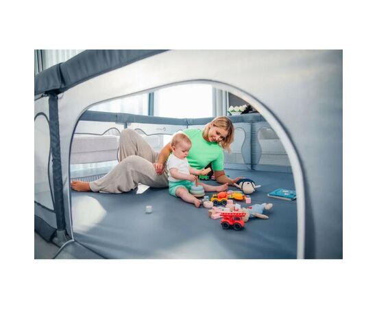 Детский манеж Lionelo Willow XL Grey Concrete (LO-WILLOW XL GREY CONCRETE), изображение 6 Детский манеж Lionelo Willow XL Grey Concrete (LO-WILLOW XL GREY CONCRETE), изображение 6