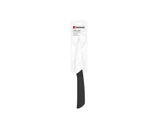 Кухонный нож Bergner Cera-bio для чищення 9 см (BG-39511-BK)