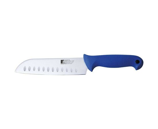 Кухонный нож Bergner Professional color Сантоку 17,5 см (BG-39141-BL)