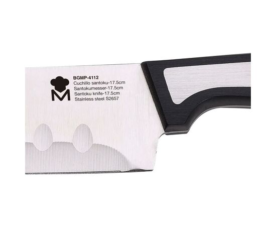 Кухонный нож MasterPro Sharp Сантоку 17,5 см (BGMP-4112), изображение 5 Кухонный нож MasterPro Sharp Сантоку 17,5 см (BGMP-4112), изображение 5