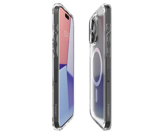 Чехол для мобильного телефона Spigen iPhone 15 Pro Max Ultra Hybrid MagFit Frost Clear (ACS06580), изображение 3 Чехол для мобильного телефона Spigen iPhone 15 Pro Max Ultra Hybrid MagFit Frost Clear (ACS06580), изображение 3
