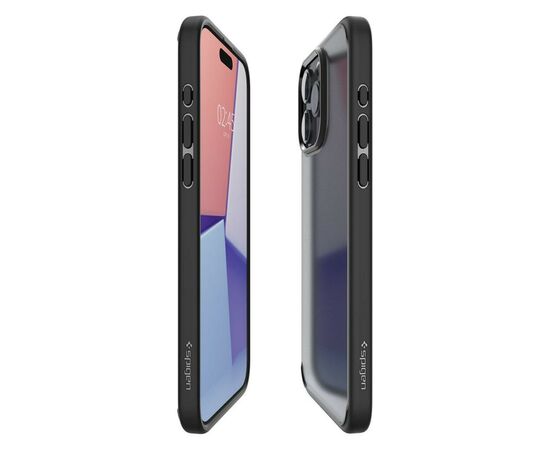 Чехол для мобильного телефона Spigen iPhone 15 Pro Max Ultra Hybrid Frost Black (ACS06568), изображение 3 Чехол для мобильного телефона Spigen iPhone 15 Pro Max Ultra Hybrid Frost Black (ACS06568), изображение 3