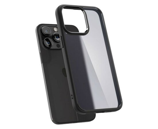 Чехол для мобильного телефона Spigen iPhone 15 Pro Max Ultra Hybrid Frost Black (ACS06568), изображение 6 Чехол для мобильного телефона Spigen iPhone 15 Pro Max Ultra Hybrid Frost Black (ACS06568), изображение 6