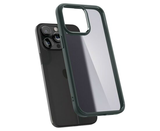 Чехол для мобильного телефона Spigen iPhone 15 Pro Max Ultra Hybrid Frost Green (ACS06569), изображение 6 Чехол для мобильного телефона Spigen iPhone 15 Pro Max Ultra Hybrid Frost Green (ACS06569), изображение 6