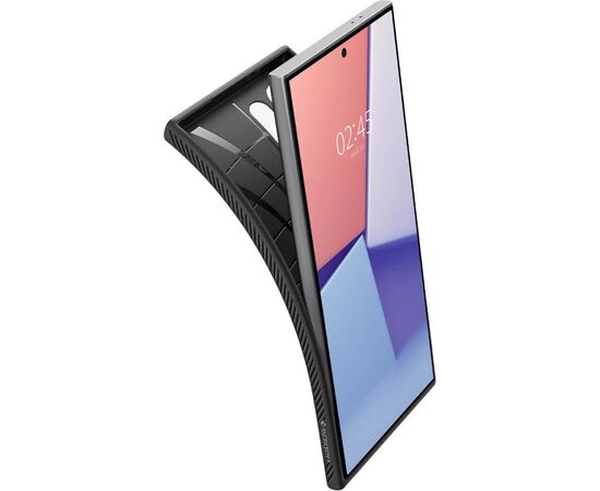Чехол для мобильного телефона Spigen Samsung Galaxy S24 Ultra Liquid Air Matte Black (ACS07287), изображение 6 Чехол для мобильного телефона Spigen Samsung Galaxy S24 Ultra Liquid Air Matte Black (ACS07287), изображение 6