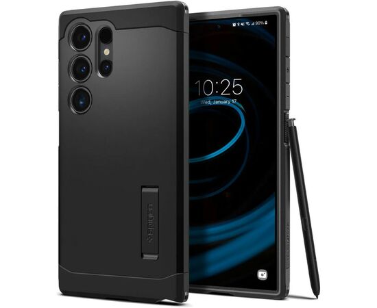 Чехол для мобильного телефона Spigen Samsung Galaxy S24 Ultra Tough Armor Black (ACS07300), изображение 12 Чехол для мобильного телефона Spigen Samsung Galaxy S24 Ultra Tough Armor Black (ACS07300), изображение 12