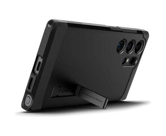 Чехол для мобильного телефона Spigen Samsung Galaxy S24 Ultra Tough Armor Black (ACS07300), изображение 5 Чехол для мобильного телефона Spigen Samsung Galaxy S24 Ultra Tough Armor Black (ACS07300), изображение 5