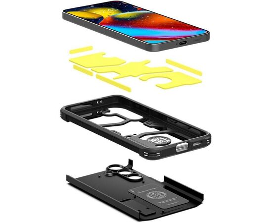 Чехол для мобильного телефона Spigen Samsung Galaxy S24 Tough Armor Black (ACS07355), изображение 9 Чехол для мобильного телефона Spigen Samsung Galaxy S24 Tough Armor Black (ACS07355), изображение 9