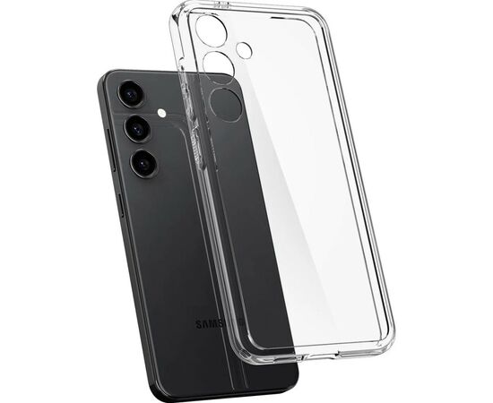 Чехол для мобильного телефона Spigen Samsung Galaxy S24+ Ultra Hybrid Crystal Clear (ACS07329), изображение 4 Чехол для мобильного телефона Spigen Samsung Galaxy S24+ Ultra Hybrid Crystal Clear (ACS07329), изображение 4
