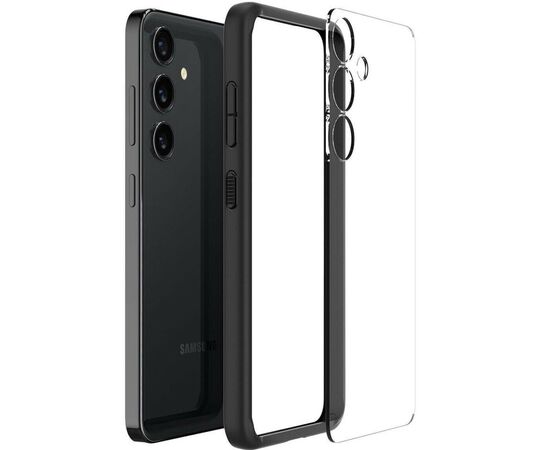 Чехол для мобильного телефона Spigen Samsung Galaxy S24+ Ultra Hybrid Matte Black (ACS07330), изображение 5 Чехол для мобильного телефона Spigen Samsung Galaxy S24+ Ultra Hybrid Matte Black (ACS07330), изображение 5