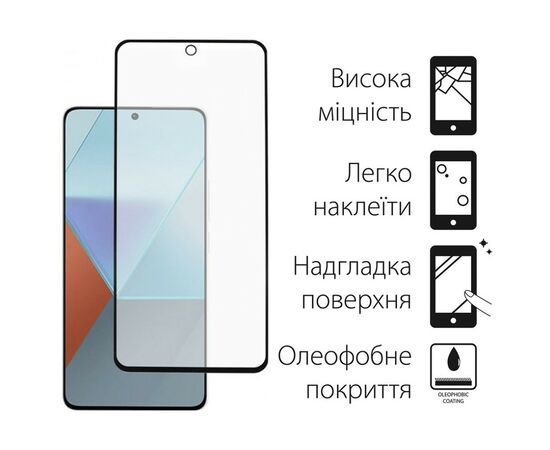 Стекло защитное Dengos Xiaomi Redmi Note 13 5G 2шт. (DG-TG2P-06), изображение 2 Стекло защитное Dengos Xiaomi Redmi Note 13 5G 2шт. (DG-TG2P-06), изображение 2