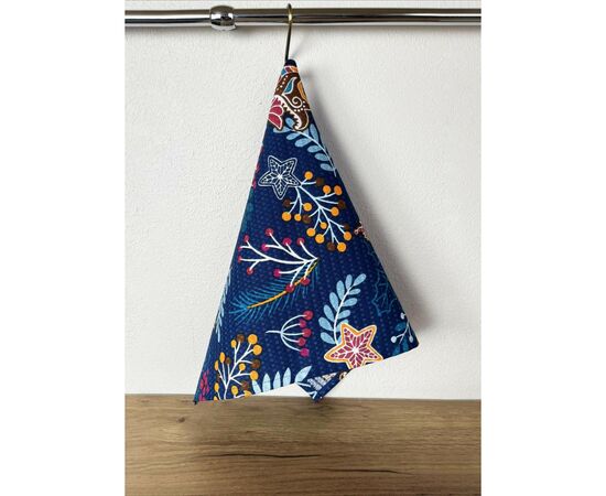 Полотенце Прованс вафельное Blue 33х60 см (4823093452640), изображение 2