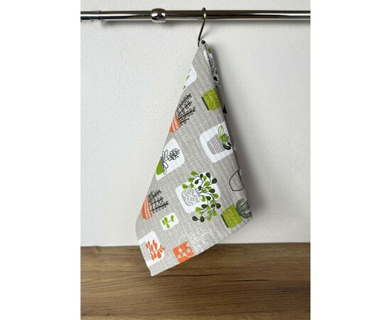 Полотенце Прованс вафельное Цветы в горшке 34х50 см (4823093452572), изображение 2 Полотенце Прованс вафельное Цветы в горшке 34х50 см (4823093452572), изображение 2