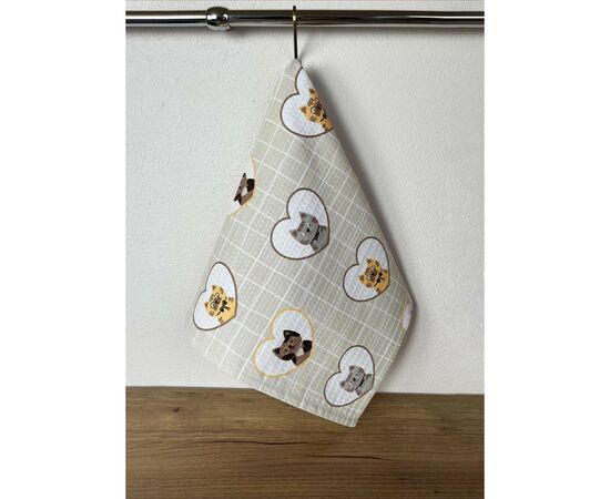 Полотенце Прованс вафельное Котята 34х50 см (4823093452558), изображение 2 Полотенце Прованс вафельное Котята 34х50 см (4823093452558), изображение 2