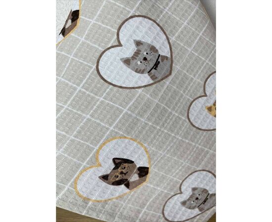 Полотенце Прованс вафельное Котята 34х50 см (4823093452558), изображение 3 Полотенце Прованс вафельное Котята 34х50 см (4823093452558), изображение 3