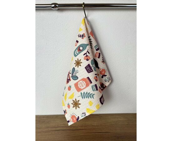 Полотенце Прованс вафельное Вкусности 34х50 см (4823093452602), изображение 2