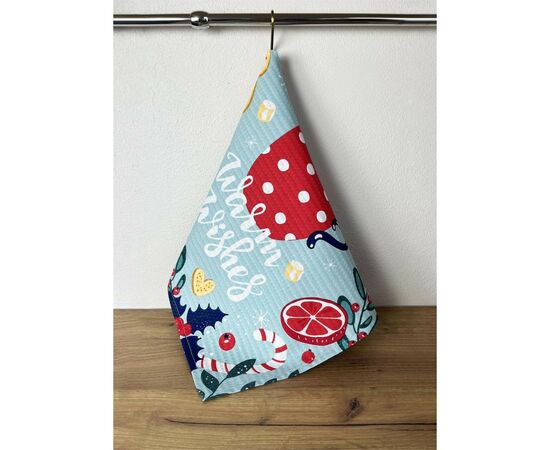 Полотенце Прованс вафельное Теплые пожелания 45х60 см (4823093452541), изображение 2 Полотенце Прованс вафельное Теплые пожелания 45х60 см (4823093452541), изображение 2