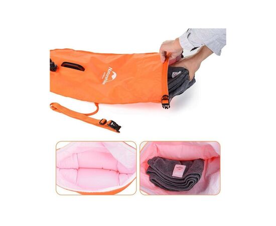 Гермомешок Naturehike Буй NH17S001-G 18л Помаранчевий (6927595717943), изображение 2 Гермомешок Naturehike Буй NH17S001-G 18л Помаранчевий (6927595717943), изображение 2