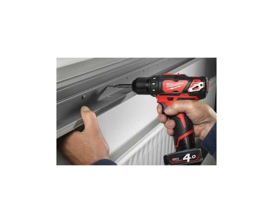 Шуруповерт Milwaukee M12 BDD-0, 30Нм (без АКБ и ЗУ) (4933441930), изображение 12 Шуруповерт Milwaukee M12 BDD-0, 30Нм (без АКБ и ЗУ) (4933441930), изображение 12