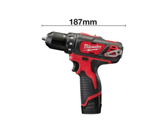 Шуруповерт Milwaukee M12 BDD-0, 30Нм (без АКБ и ЗУ) (4933441930), изображение 2 Шуруповерт Milwaukee M12 BDD-0, 30Нм (без АКБ и ЗУ) (4933441930), изображение 2