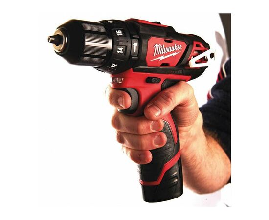 Шуруповерт Milwaukee M12 BPD-0, 30Нм (без АКБ та ЗП) (4933441950), зображення 9 Шуруповерт Milwaukee M12 BPD-0, 30Нм (без АКБ та ЗП) (4933441950), зображення 9