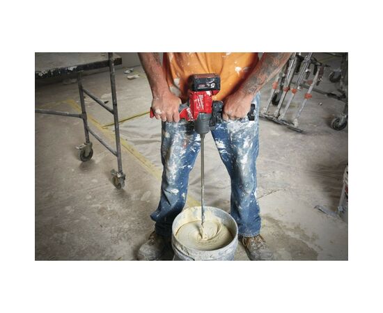 Миксер строительный Milwaukee M18 FPM-0X, HD кейс (без АКБ та ЗП) (4933459719), изображение 10 Миксер строительный Milwaukee M18 FPM-0X, HD кейс (без АКБ та ЗП) (4933459719), изображение 10